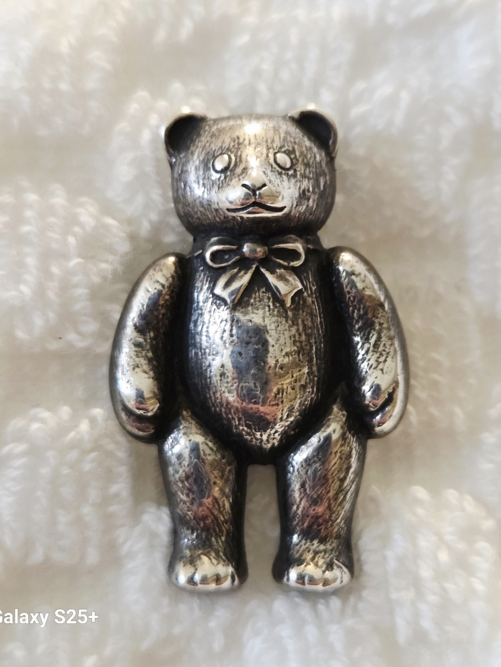 James Avery Vintage Retired Teddy Bear  Pendant Brooch